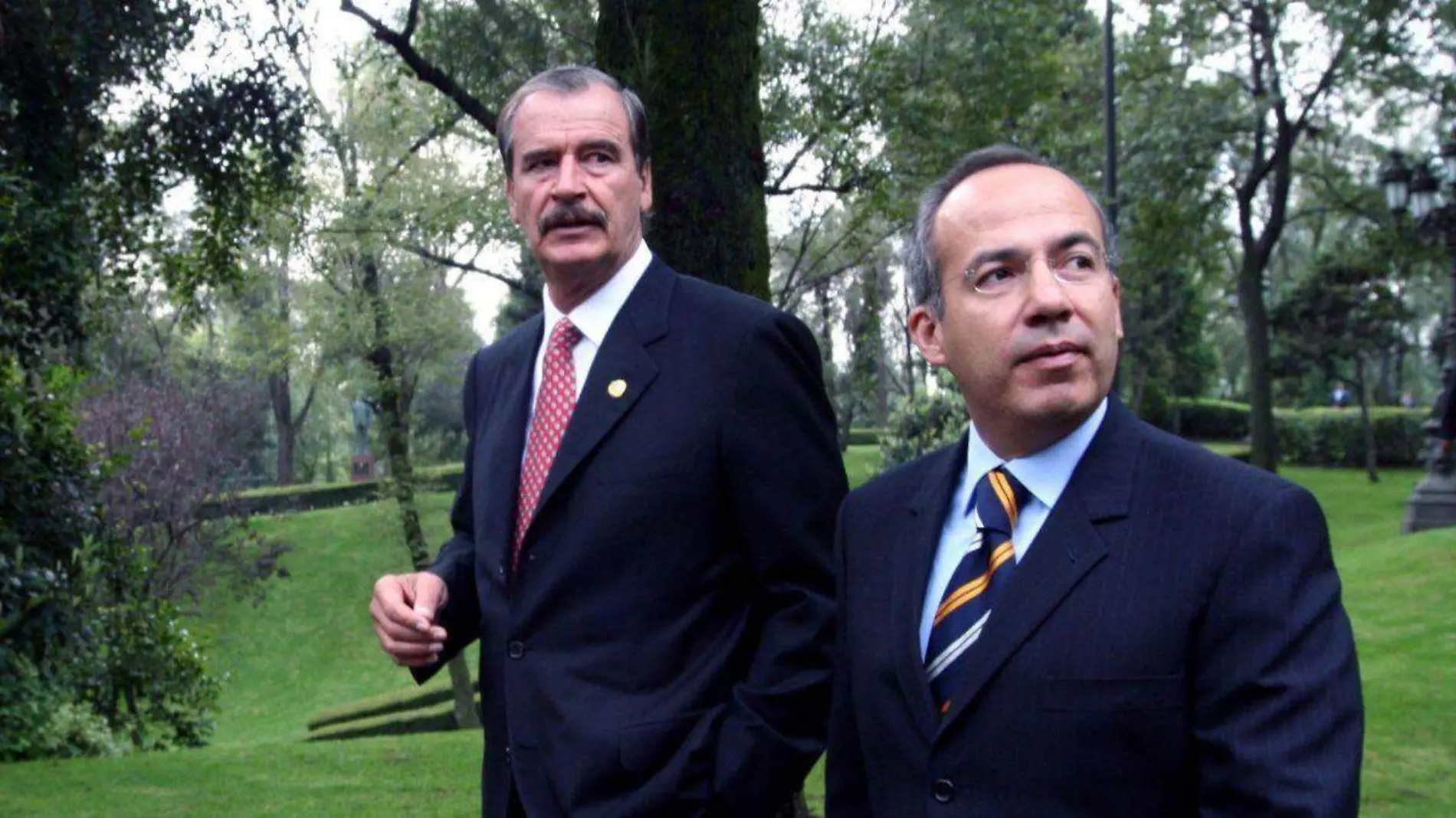 Vicente Fox y Felipe Calderón